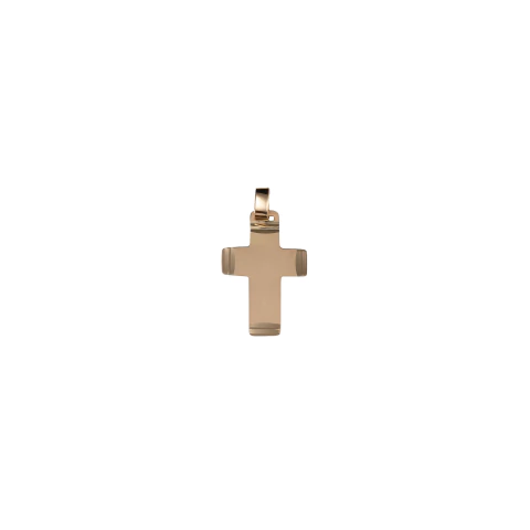 Colgante de Oro Cruz (M003D) - Joyeria El Rubi