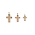 Colgante de Oro Cruz (M003D) - comprar online