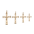 Colgante de Oro Cruz con Cristo puntas ensanchadas (M201D) - comprar online