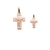 Colgante de Oro Cruz con Cristo (M432D)