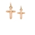 Colgante de Oro Cruz con relieve (M505D)