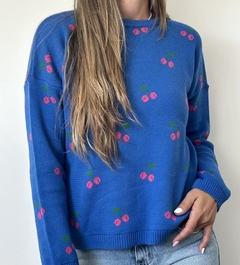 Sweater Cerecitas Azul en internet