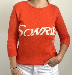 Remera tejida Sonrie - tienda online