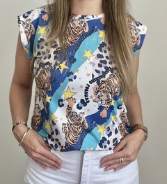 Remera Tigre azul - comprar online