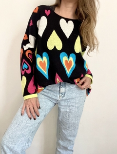 Maxisweater corazones - comprar online