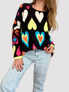 Maxisweater corazones - comprar online