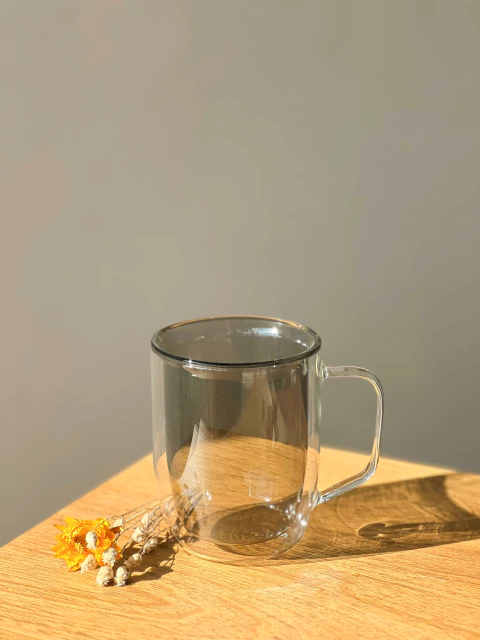 MUG BOROSILICATO DOBLE VIDRIO FUME 400 ML - comprar online