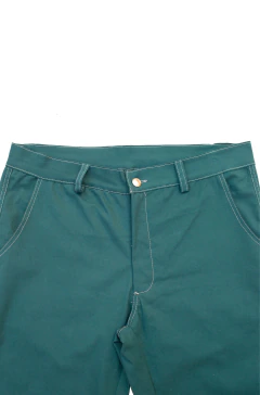 Pantalon Costuras Verde - tienda online