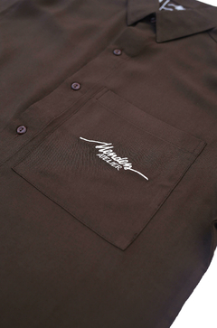Camisa Twill Marron - Méndez Atelier