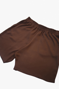 Short Twill Marrón Largo