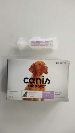 CANIS ENDOSPOT ANTIPARASITARIO INTERNO EN PIPETA PERROS DE 11 A 25KG - comprar online