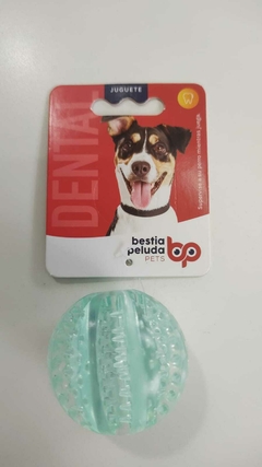 JUGUETE PELOTA DENTAL 5CM ( #BP602 ) COLORES SURTIDOS - Veterinaria Etienot