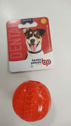 JUGUETE PELOTA DENTAL 5CM ( #BP602 ) COLORES SURTIDOS en internet
