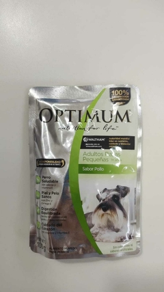 OPTIMUM ALIMENTO HUMEDO PERRO ADULTO SMALL ( POLLO ) 100GRS - comprar online