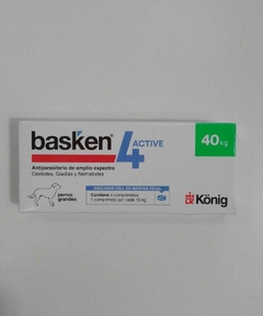 BASKEN ACTIVE ( ANTIPARASITARIO ) PERRO HASTA 40KG