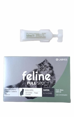 FELINE FULL SPOT ( ANTIPARASITARIO INTERNO - EXTERNO ) 2 A 5KG