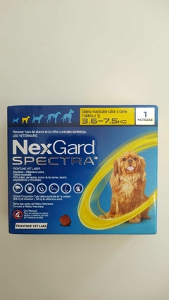 NEXGARD SPECTRA 3.5 A 7.5KG