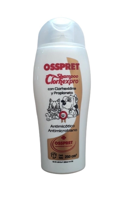 OSSPRET SHAMPOO CLORHEXPRO 250CC