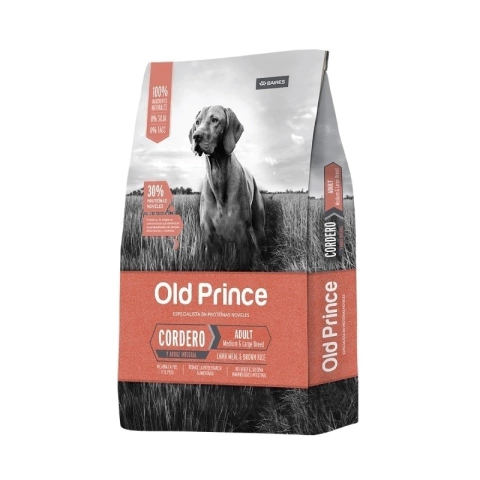 OLD PRINCE NOVEL DOG ADULTO M/L ( CORDERO ) 3KG