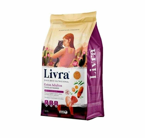 LIVRA GATOS ADULTOS 3KG
