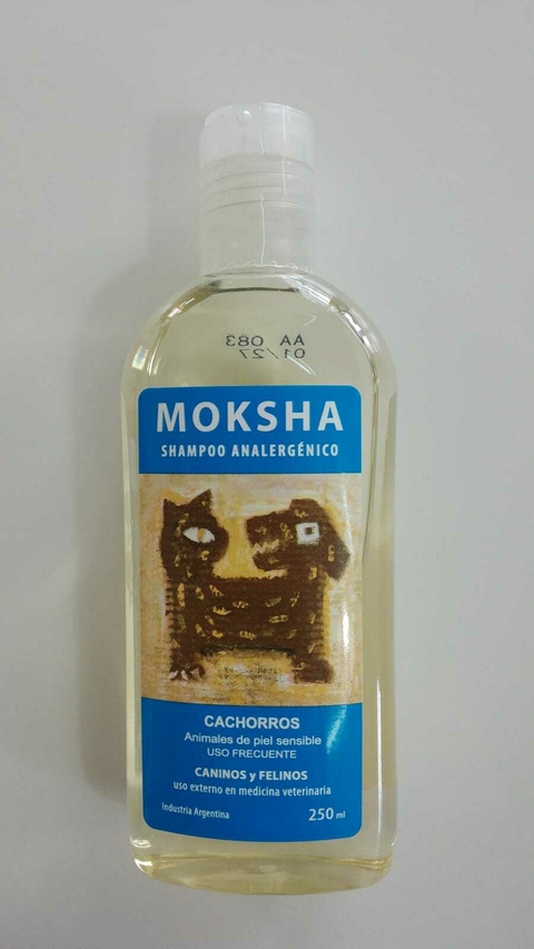 MOKSHA SHAMPOO ANALERGENICO CACHORROS ( GATOS Y PERROS ) 250ML