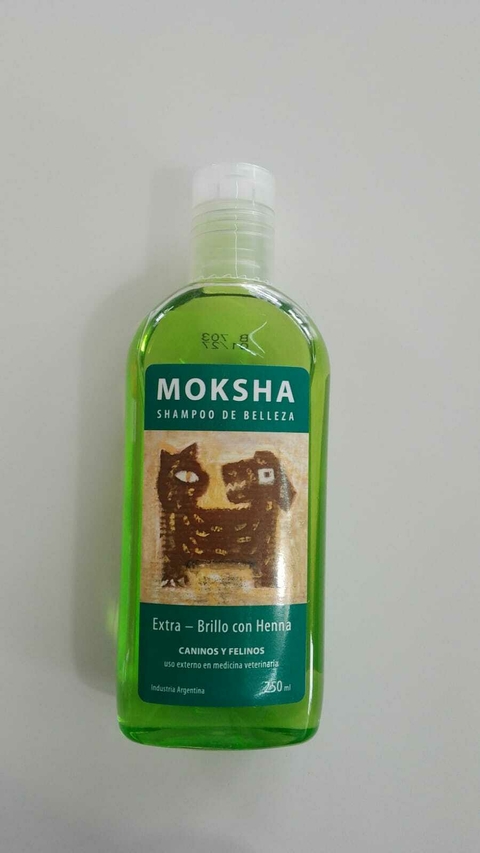 MOKSHA SHAMPOO BELLEZA CON HENNA ( GATOS Y PERROS ) 250ML