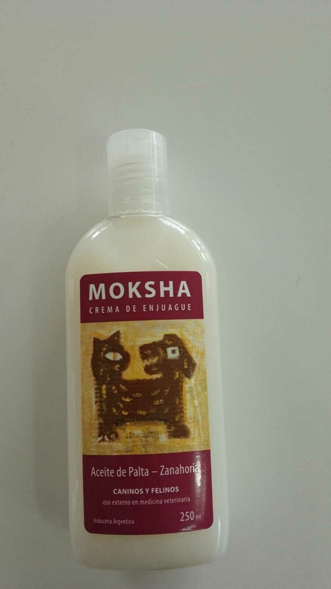 MOKSHA CREMA DE ENJUAGUE ( GATOS Y PERROS ) 250ML