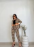 Pant. Print Acacia - Almendra