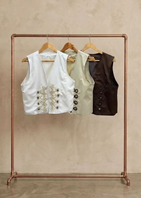 Chaleco Kane bordado - tienda online