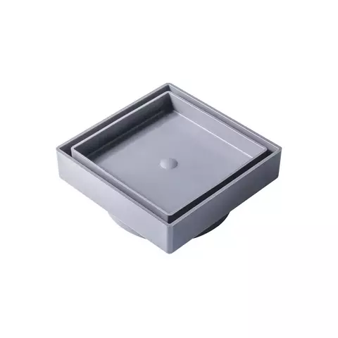 Ralo Oculto Amatacasa Platina 10x10 cm