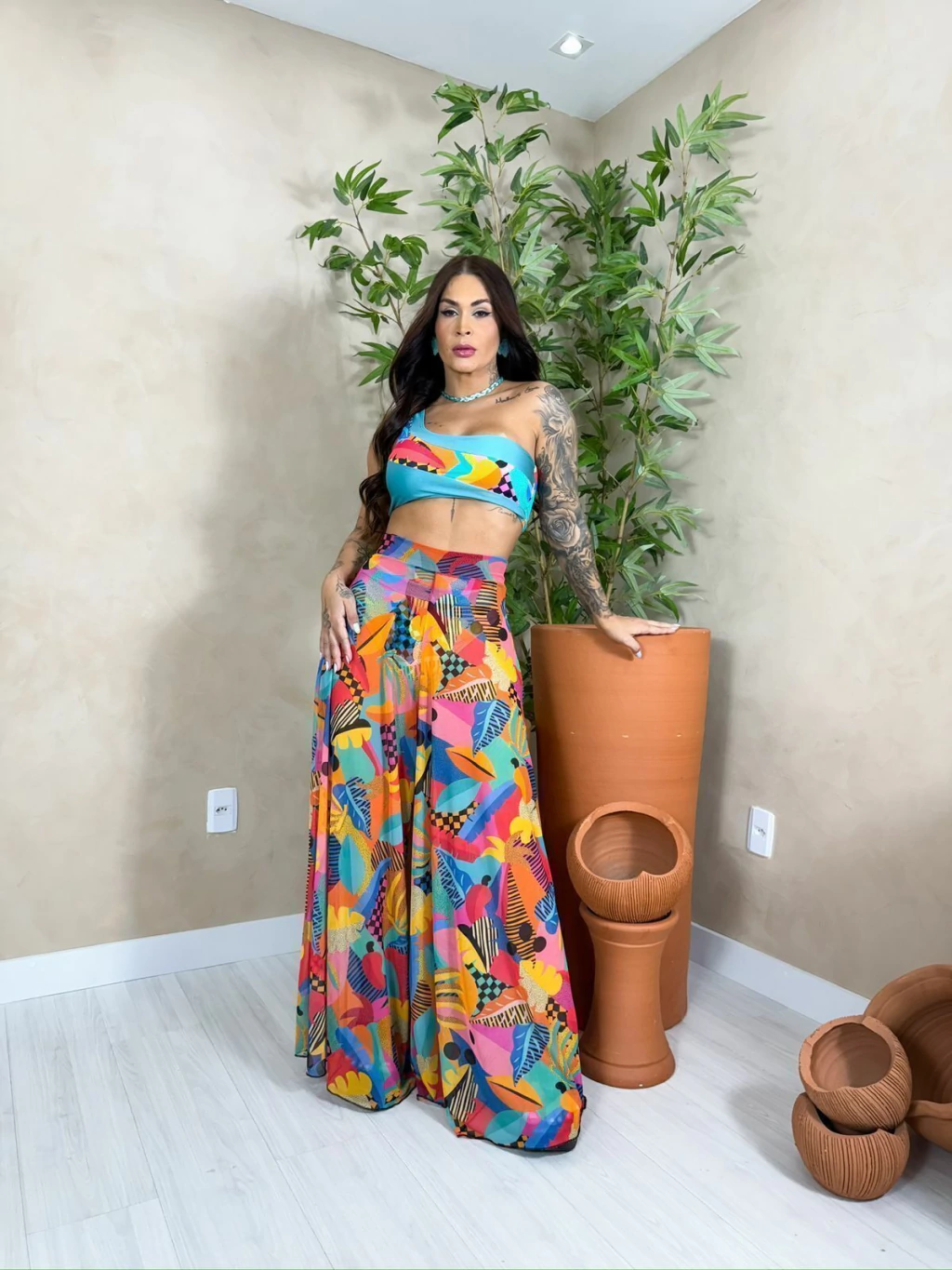 calça pantalona