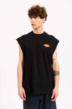 Remera Sin Manga Billabong Double Spread Over Muscle Negro en internet