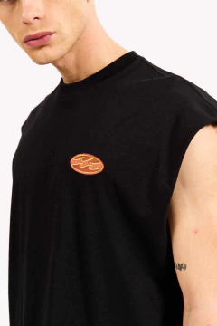 Remera Sin Manga Billabong Double Spread Over Muscle Negro - tienda online