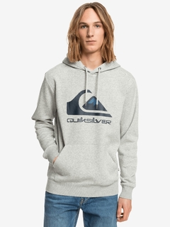 Buzo Canguro Quiksilver Big Logo Gris