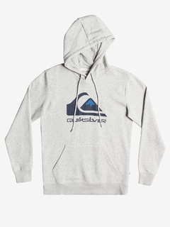 Buzo Canguro Quiksilver Big Logo Gris en internet