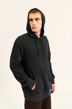 Buzo Canguro Billabong Wave Wash Hood Negro en internet