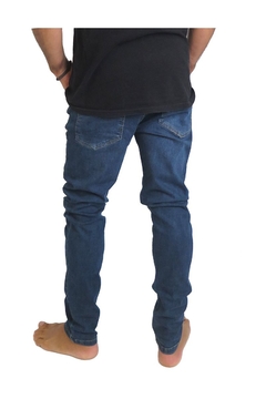 Jeans Quiksilver New Zepellin Vintage Cracked Skinny Fit Azul (2232109020) - comprar online