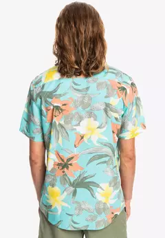 Camisa Quiksilver Garden Path (Celeste) en internet