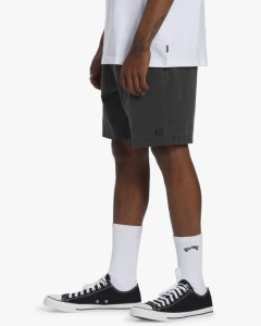 Bermuda Anfibio Billabong Crossfire Wave Washed Gris Oscuro en internet