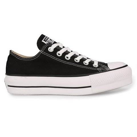 Converse All Star Lift Ox Black (Plataforma)