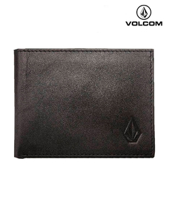 Billetera Volcom Solid Cuero (Negro)