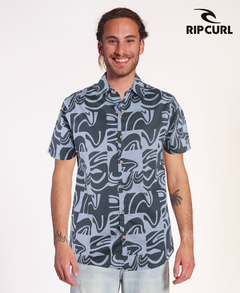 Camisa Rip Curl Psych Check Azul