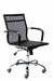 Silla de oficina ALUMINIUM tela mesh bajo negro - comprar online