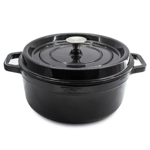 Cacerola hierro fundido SAKURA con tapa 28 cm. - comprar online