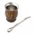 Mate Termico con bombilla acero inoxidable Roble oscuro - comprar online