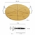 Tabla para pizza madera bamboo con cortador rueda - comprar online