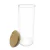 Frasco de vidrio con tapa bamboo SAKURA 1.5lts. - comprar online