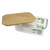 Contenedor SAKURA de vidrio con tapa bamboo 1.5 lts. - comprar online