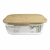 Contenedors SAKURA de vidrio con tapa bamboo 2.3 lts. - comprar online