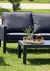 Set de exterior DOLLA 1 sillon 2 cuerpos + 2 sillones 1 cuerpo + mesa ratona aluminio gris y soga ropa INCA ® - Home Project